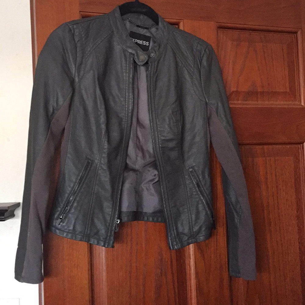 Express leather jacket